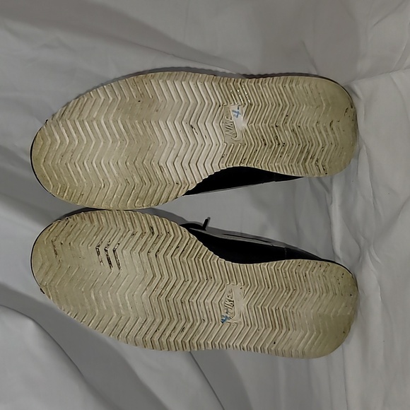 Nike Cortez 72 Shoes Black White Leather Running 316418-012 Size 6.5 - Picture 9 of 11